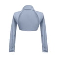 thumbnail image 4 of Kiijoy Girls Ballet Wrap Top Cardigan Dance Sweater Lightweight Capelet Coat, 10-11 Years, 4 of 4