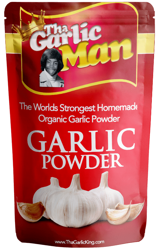 Homemade Organic Garlic Powder by Tha Garlic Man, 2.5 oz (Known as The