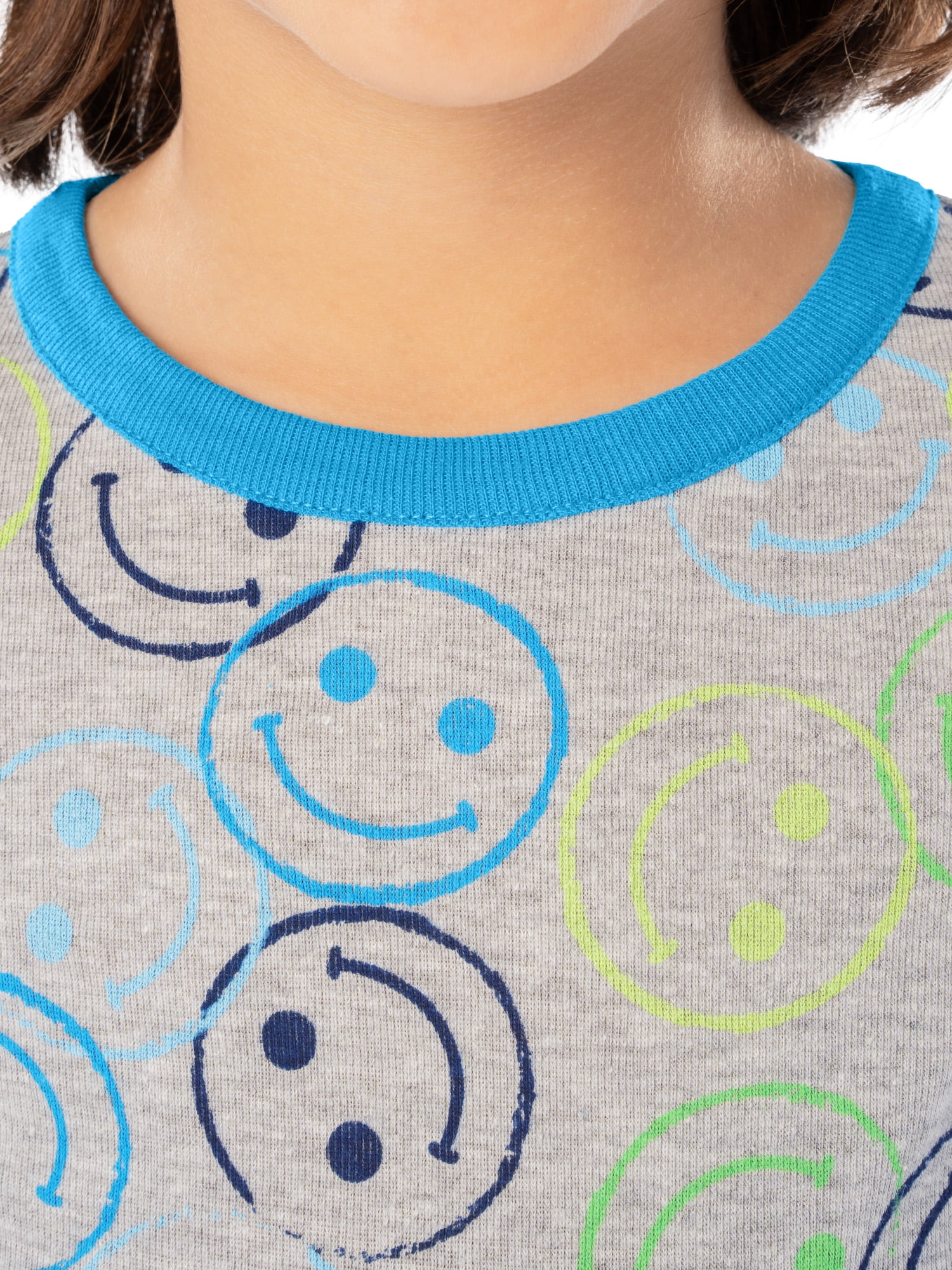 Fruit of the Loom Boy's Energize Snug Fit Pajama Sleep Sets, 4-Piece, Sizes 4-12