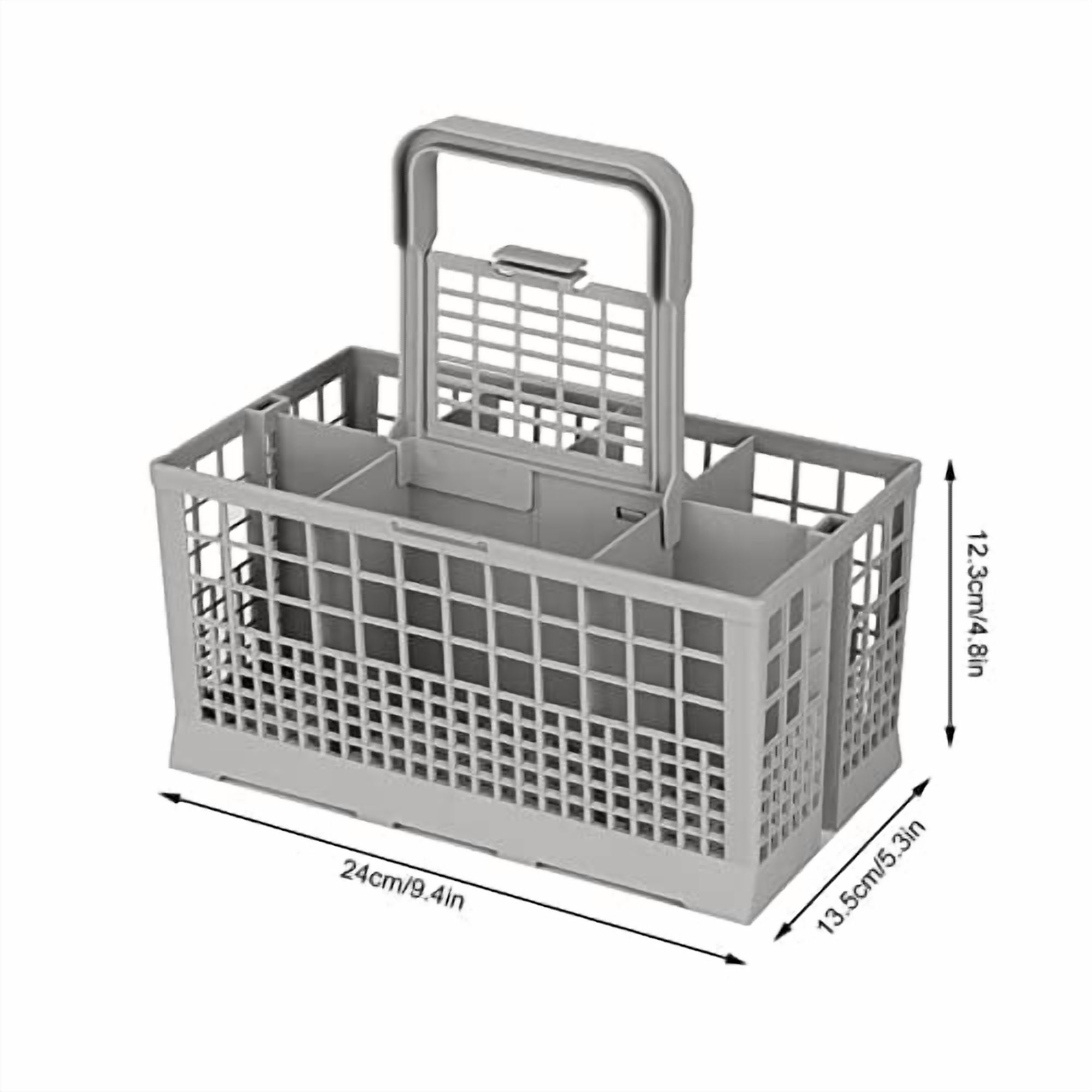 Dishwasher Silverware Cutlery Basket Replacement Utensil Cutlery Basket for Washing Drying Storing