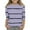 Purple, variant on Lopecy-Sta Girls Striped Shirt 2025 Summer Causal Tshirt 3/4 Sleeve Graphic Top 3-11Y 3 Years
