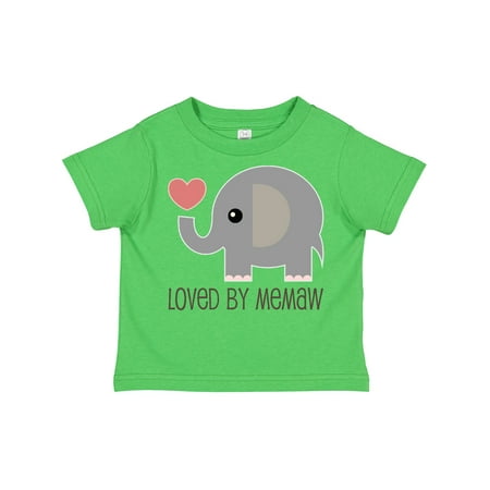 

Inktastic Loved by Memaw Grandchild Gift Toddler Boy or Toddler Girl T-Shirt