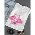 thumbnail image 3 of Love Flamingos T-Shirt Women -SPIdeals Designs, Female x-Large, 3 of 4