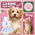 thumbnail image 5 of GASTROPOD Dog Dresses for Small Dogs Girl,Cotton Puppy Clothes,Delicate Texture with Flower Pet Clothes,Xl, 5 of 7