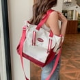 thumbnail image 3 of Bolso de mano Colorblock de gran capacidad bolso informal con asa superior para mujeres y niñas, 3 of 8