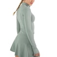 thumbnail image 6 of YITTY Active Women's and Women's Plus UltraLuxe Cropped Full Zip Jacket, Athleisure, 4-Way-Stretch, Thumbholes, Sizes XS-4X, 6 of 7