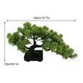 thumbnail image 4 of Bearachild Bonsái Artificial para interior y exterior, árbol en maceta, adorno de pequeña, alféizar de ventana para el hogar, estantería, Arboles Artificiales Bearachild HA070459-01, 4 of 6