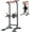 Black, variant on SogesPower 94.5"H Power Tower Pull Up Bar Station with Bands, 12 Adjustable Height Pull Up Bar Stand for Home Gym, Multi-Function Pull Up Dip Station Strength Training Fitness Equipment, 330LBS, Red