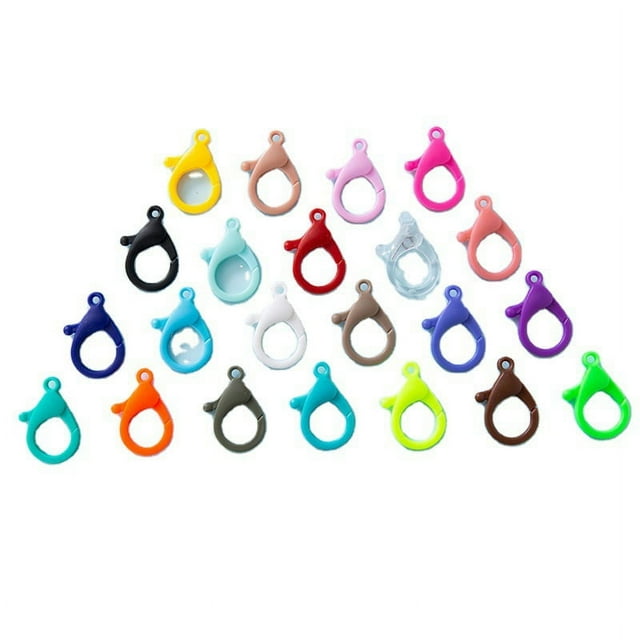 Fermoir Homard Coloré, 100 Pcs Fermoir Homard Coloré DIY Fermoir Pince Homard Performance Finement Réglée
