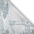 thumbnail image 5 of Ambesonne Teal and White Grommet Curtain, Grunge Feathers, 50" x 108", Teal Dark Blue White, 5 of 6