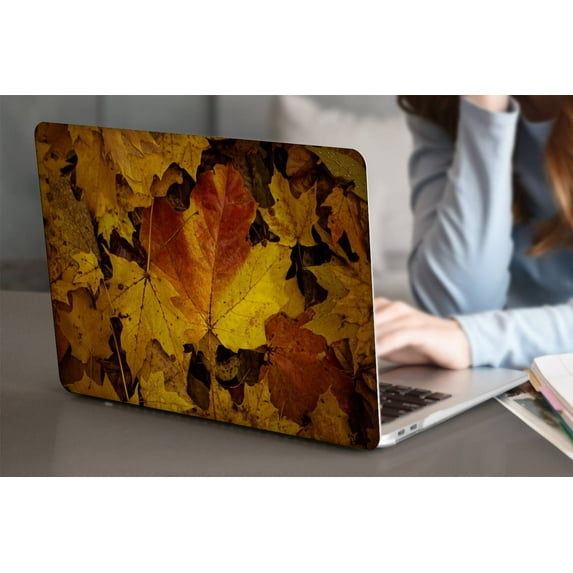 KSK KAISHEK Hard Case Cover Only Compatible Old MacBook Air 13"( Not Retina Display, 2010-2017) + Black Keyboard Cover Model A1369 A1466, No USB-C Plants series 0462