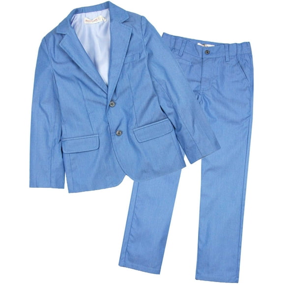 Deux par Deux Boys' Blue Jacket and Pants Cool Class, Sizes 2-10 - 5