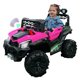 thumbnail image 1 of Camioneta montable eléctrico Enyz Jeep con control remoto asientos de piel bluetooth bocinas Edades Infantil 2 a 5 años Rosa, 1 of 8