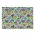 thumbnail image 1 of Dahlia Flower Cutting Board, Vibrant Victorian Renaissance Medieval Motifs Retro Ombre Insprired Floret, Decorative Tempered Glass Cutting and Serving Board, Small Size, Multicolor, by Ambesonne, 1 of 1