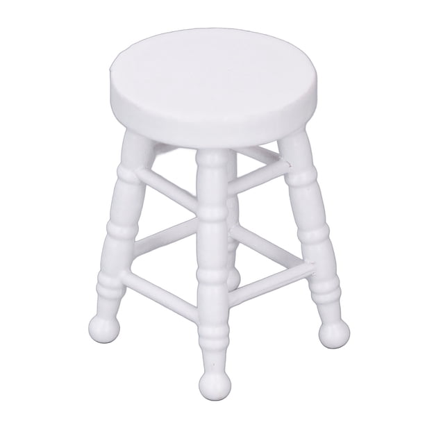Silla Taburete de Casa de Muñecas 1:12, Sillas de Casa de Muñecas, Taburete en Miniatura para Accesorios de Casa de Muñecas, Decoración de Muebles