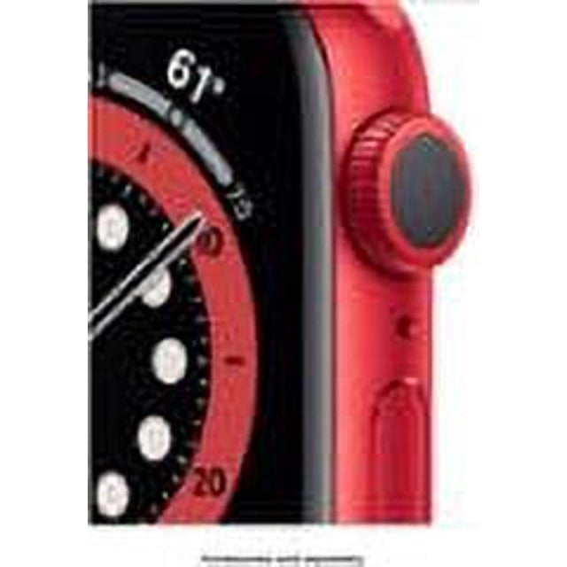 Restored Apple Watch Series 6 (GPS) 40mm RED Aluminum Case with RED Sport Band - M00A3LL/A (Refurbished)