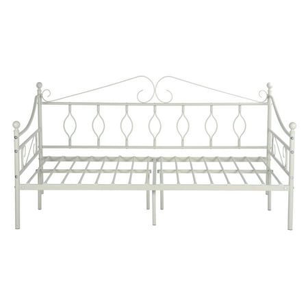 Tophomer Modern Metal Twin Size Daybed, Green Forest Twin Bed Frame Instructions