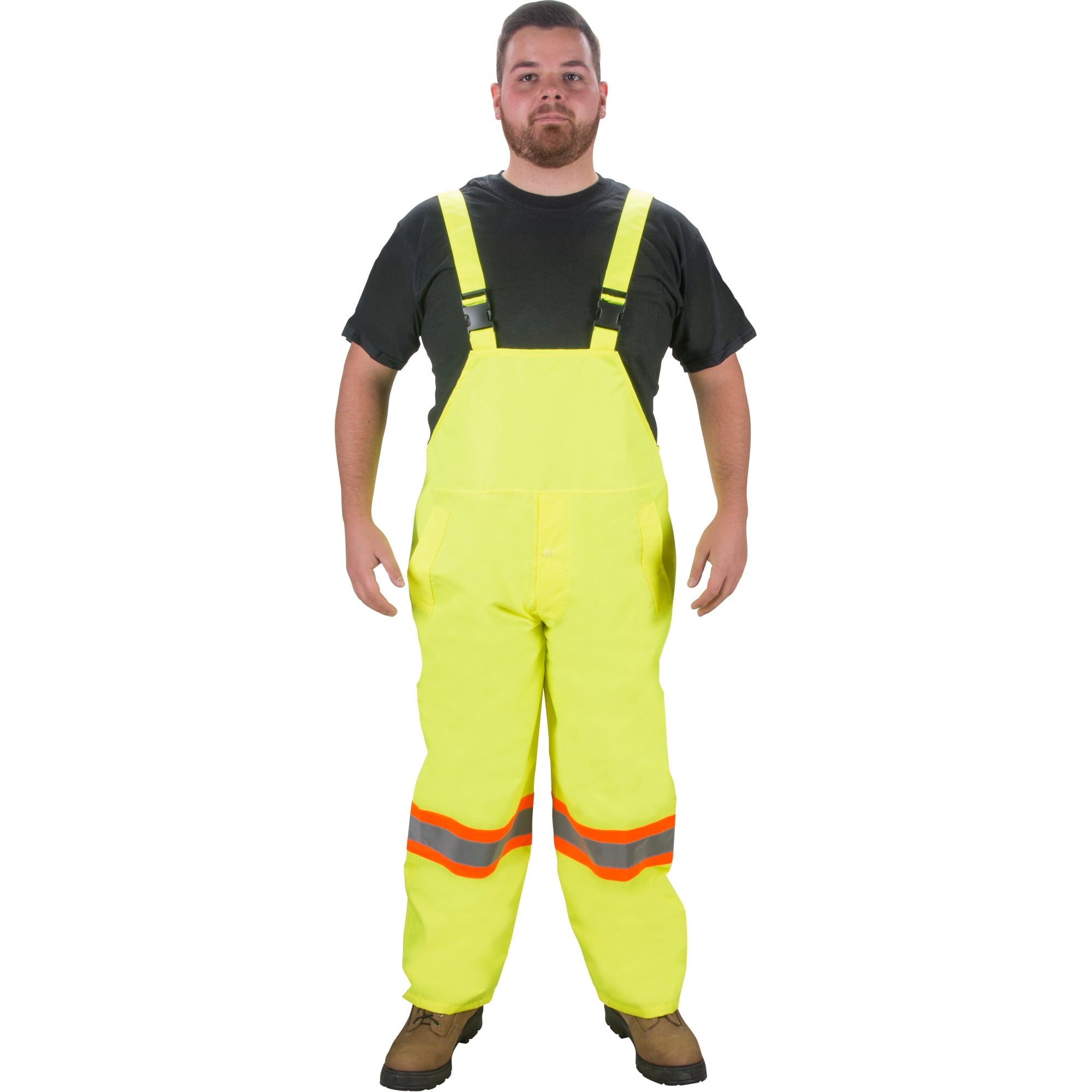 Zenith Safety RZ1000 Rain Bib Pants, CSA Z96 Class 2, High Visibility