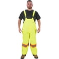 thumbnail image 1 of RZ1000 Rain Bib Pants, Polyester, Small, High Visibility Lime-Yellow, 1 of 2