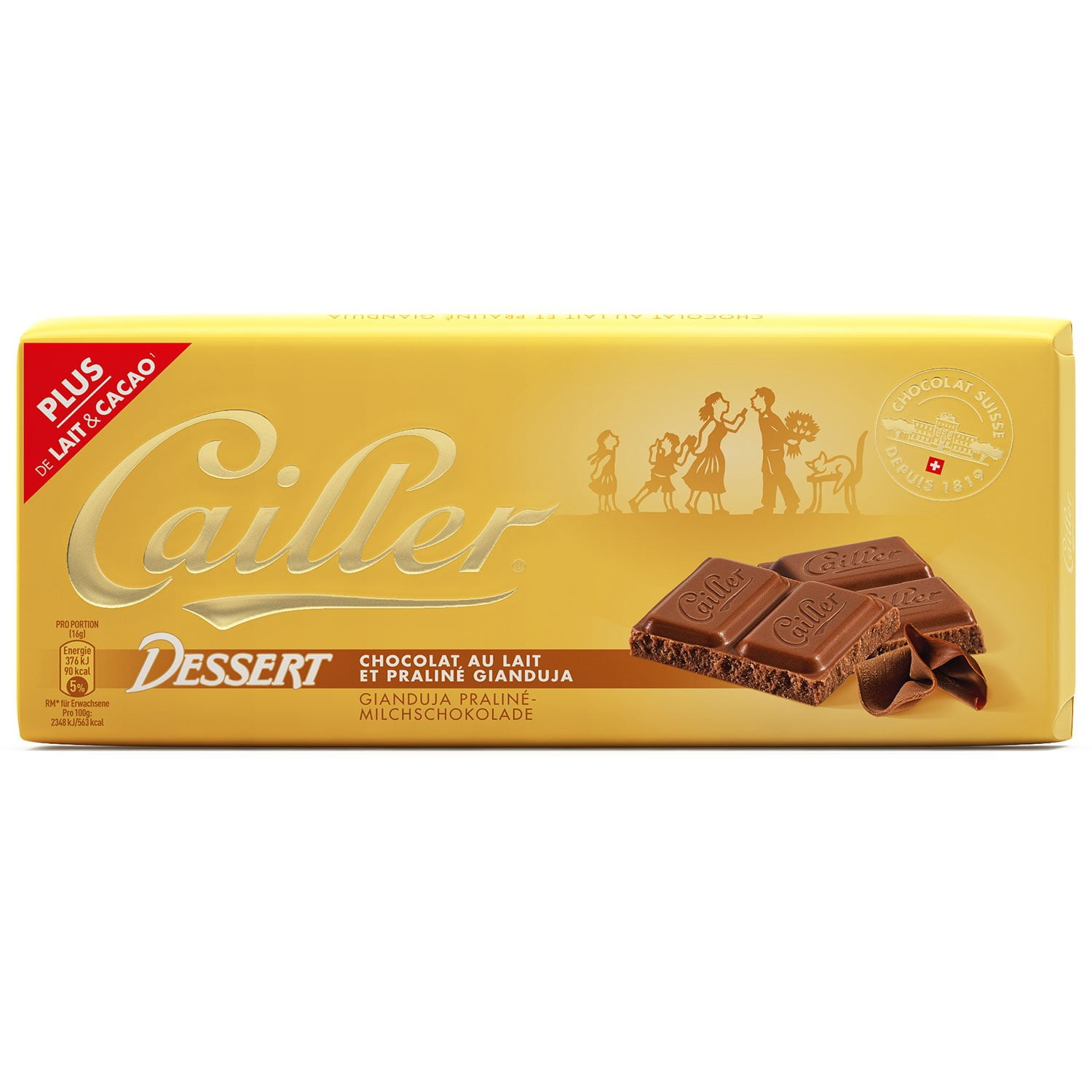 Chocolat Au Lait Praliné Vegan 100g