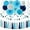 Blue-white, variant on NestE Black-Gold Graduation Party-Decorations - 33pcs Kits Banner, Streamers Tassel Garland,Tissue Pom Poms Honeycomb, Paper Lantern Fans,Wedding New Year Birthday Baby Shower Decor
