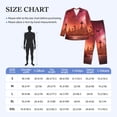 thumbnail image 4 of Rocae Pumpkins for Men's Pajamas Set Mens Pjs Sets Long Sleeve Button Down Sleepwear-Small, 4 of 7