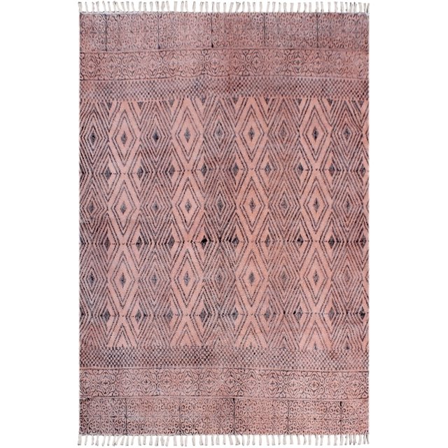 Casavani Cotton Custom Area Rug Kitchen Mat, Brown 4x20 feet