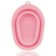 thumbnail image 1 of Pincel de maquillaje de silicona Matera de limpieza Herramientas cosméticas Cojín de lavado Portátil Sponge Eyeliner Aplicantes Scrubber Bowl Bathing Pink Vogacara HA059142-01, 1 of 7