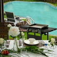 thumbnail image 4 of KingChii 2-Burner 18.5" Propane Griddle Outdoor Flat Top Gas Grill Griddle for Camping, Tailgating, BBQ, Parties, Backyard & Patio, 4 of 10