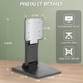 thumbnail image 4 of Soporte para monitor Feising, ajustable, plegable, individual, de 10 a 27 pulgadas, 4 of 7