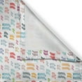 thumbnail image 3 of Ambesonne Colorful Kitchen Curtains, Long and Short Socks, 55"x39", Multicolor, 3 of 3