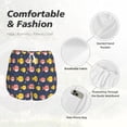thumbnail image 6 of Lsque Cute Puffer Fish Printed Women's Running Shorts with Liner Pockets,Elastic Quick Dry Workout Athletic Gym Yoga Shorts,Womens High Waist Shorts-Medium, 6 of 9
