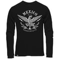 thumbnail image 1 of Playera Negra Manga Larga Chica Águila MX, 1 of 4