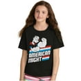 thumbnail image 4 of Popeye The Sailor Man American Might Crewneck T Shirts Boy Girl Teen Brisco Brands L, 4 of 6