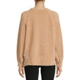 thumbnail image 3 of Time and Tru Women's Chenille Pullover Top, 3 of 5