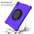 thumbnail image 5 of Dteck Kids Case for Lenovo Tab M10 Plus 10.3 Inch TB-X606F/TB-X606X, Heavy Shockproof Case Kids Friendly Cover with Shoulder Strap/Handle Stand for Lenovo Tab M10 FHD Plus 2020, Purple, 5 of 6