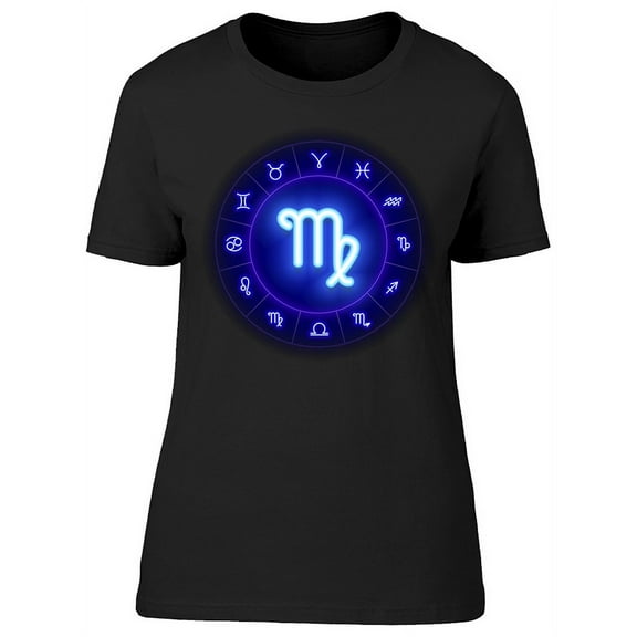 Virgo Zodiac Symbol T-Shirt Women -Image by Shutterstock, Female Medium