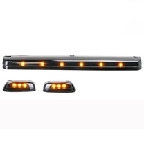 Smoked Len LED Truck Cab Light Kit Fits 2007-2021 Silverado and Sierra 2500HD 3500HD