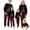 blackred, variant on Christmas Family Matching Pajamas Sets Christmas Tree Print Holiday Pjs Jammies Sleepwear for Family Adults Kids