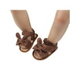 thumbnail image 6 of Gureui Toddler Infant Baby Girls Summer Sandals, Baby Bow Decor Wear Non-slip Leisure Adjustable Shoes, 6 of 7