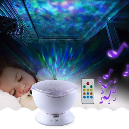 Led Ocean Wave Night Light Projector With 7 Colors Light Show