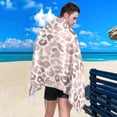 thumbnail image 4 of Coolnut Beach Towels Rose Gold Leopard Camping Towels Animal Sand Free Beach Towel, 30"x60" Large Beach Towels Quick Dry Bath Travel Towels Pool Yoga Beach Mat for Men Women, 4 of 6