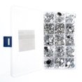 thumbnail image 6 of John Bead 1000pcs Crystal Round Oval Acrylic Plastic Flat Back Rhinestones Assorted Box, 6 of 7