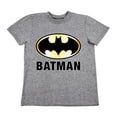 thumbnail image 1 of Playera Para Niño Warner Bros Batman Cuello Redondo Manga Corta Talla 8 Gris Jaspe, 1 of 2