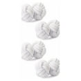 thumbnail image 3 of Unatoiry 10piece Versatile Designs For Every Occasion Cufflinks For Men Eye-Catching Detail Shirt Cufflinks white 2Set, 3 of 6
