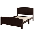thumbnail image 7 of Harper & Bright Designs Full Size Platform Bed with Headboard and Footboard, Wood Platform Bed Frame with Support Slats, Espresso, 7 of 7
