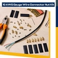 thumbnail image 4 of 15 Sets Underground Wire Splice Kit Wire Connectors Suit for Wire Under 12 Awg 60 Amp Splicing Wiring Connection Nut Kit, 4 of 6