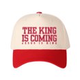 thumbnail image 6 of THE KING IS COMING JESUS IS KING  Letter Embroidered Color Block Trucker Hat Unisex Adjustable Cotton Breathable Fashion Cap for Travel Daily Wear, 6 of 8