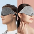 thumbnail image 2 of Adjustable 3D Sleep Mask For Deep Sleep Ergonomic Light Blocking Modal Fabric Travel Eye Mask With Storage Bag, 2 of 7
