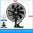 thumbnail image 1 of Car Fan 24v12V Universal Large Truck Car High-power Wind Cooling Strong Wind,, 1 of 2